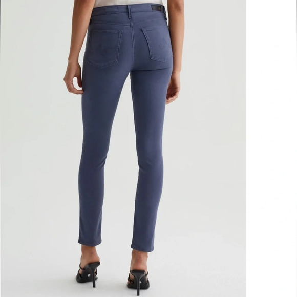 AG Women’s Prima Mid Rise Blue Cigarette Ankle Pants Size 30R NWT - Picture 5 of 11